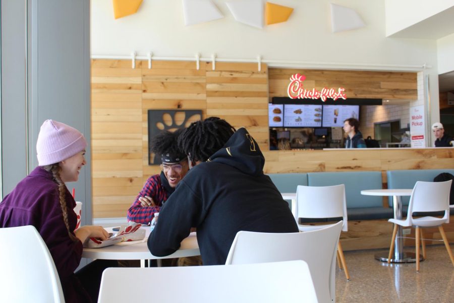 Chick-fil-A ranks high among AACC students as a favorite restaurant, both on and off campus.