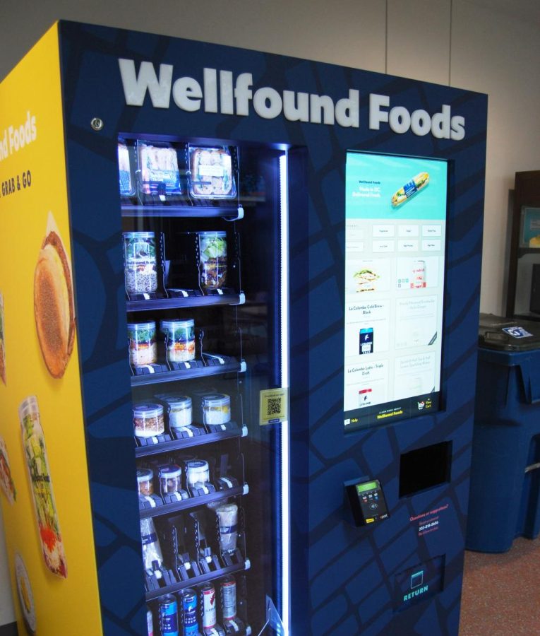 There is now a fresh-food vending machine in the atrium of the CALT building on West Campus. 