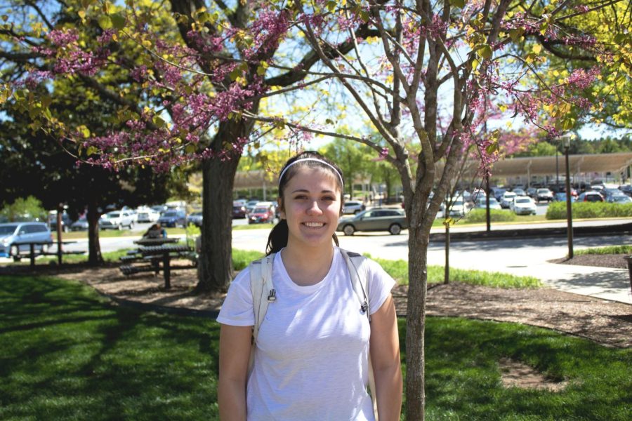More public high school students, like Chesapeake High School senior Audrey Guinn, are taking classes at AACC this semester. Because of a 2022 law, they receive free tuition at state community colleges.
