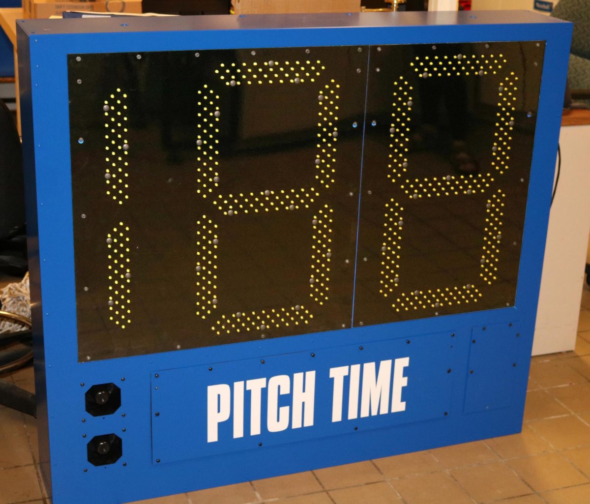 AACC adds two new pitch clocks to help speed up baseball games.