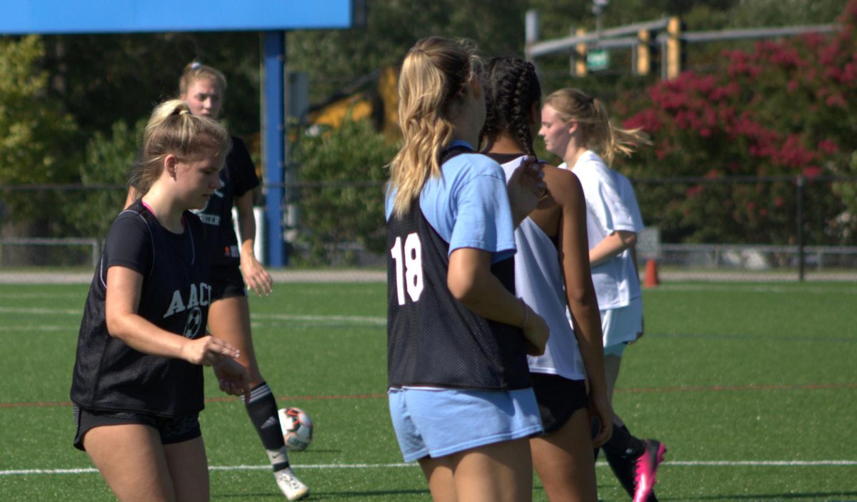 The Riverhawks women’s soccer team practices and prepares to start the fall 2023 season. 