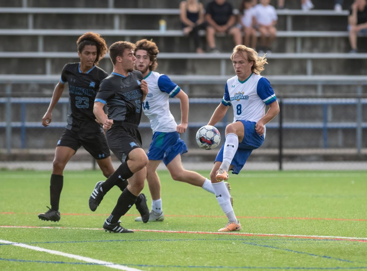 Twins Ethan and Elijah Belcher say they enjoy playing on the soccer field with each other.
