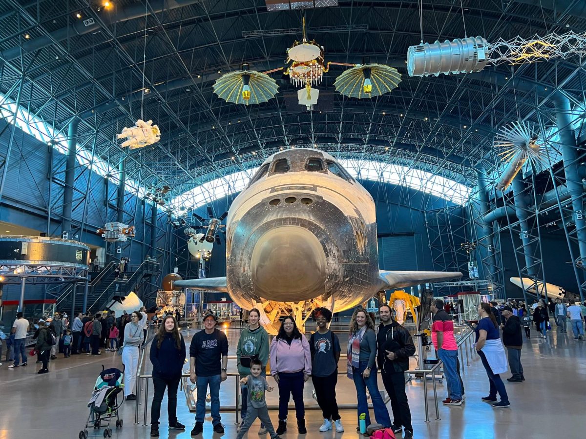 AACC students tour the National Air and Space Museum during the Super Science Club's field trip on Saturday. Photo courtesy of Anthony Santorelli