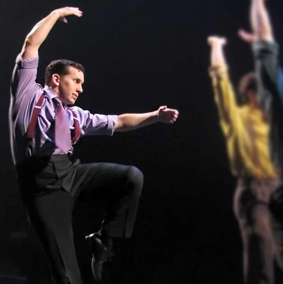Steve Konopelski, a first-year communications student, performs in a regional production of “Guys and Dolls,” one of multiple shows he has appeared in.