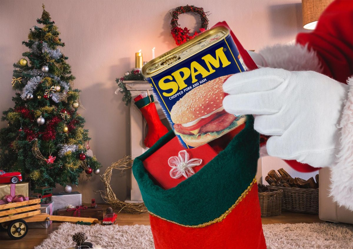 First-year+dental+hygienist+student+Keegan+Jarrell+says+the+worst+holiday+gift+he+ever+got+was+a+stocking+with+nothing+but+a+can+of+Spam+in+it.
