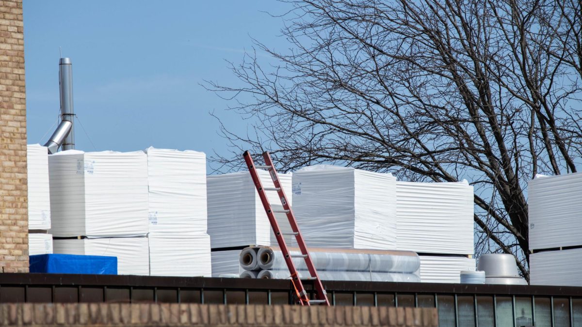 AACC is replacing the roofs on the Physical Plant Building and Jenkins Gymnasium because they’re getting old.