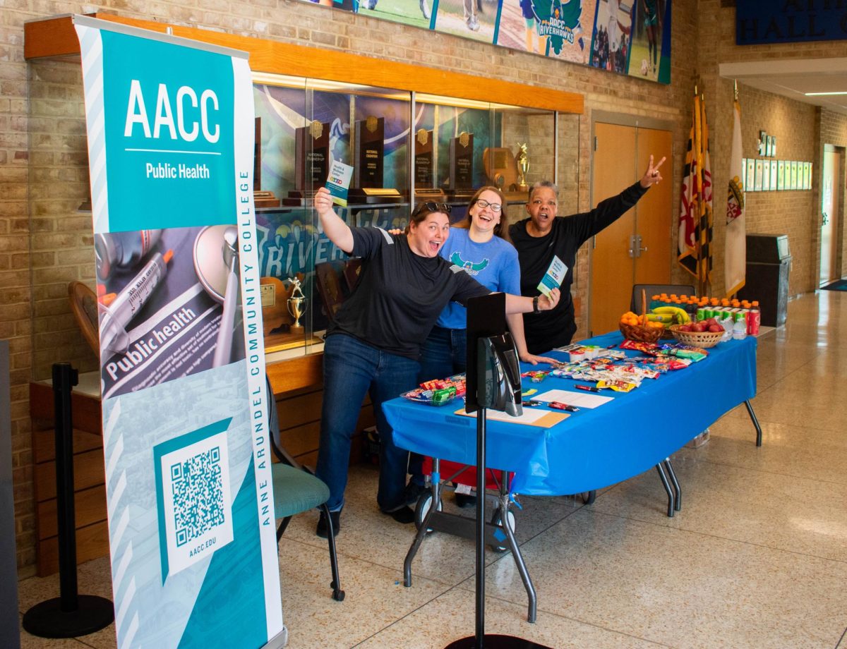 The Student Veterans Association partnered with two AACC organizations to host a fitness event.