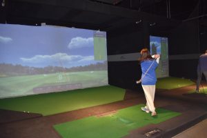 Women’s golf will start its season on April 3. Shown, first-year golfer Arianna Whited.