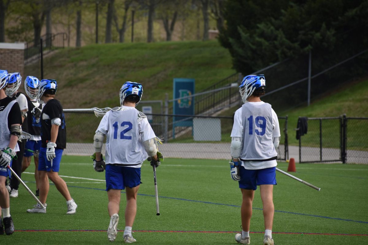 AJ Herdt, right, and Tristan Giesbrecht moved more than 2,000 miles from Idaho to Maryland to play lacrosse. 