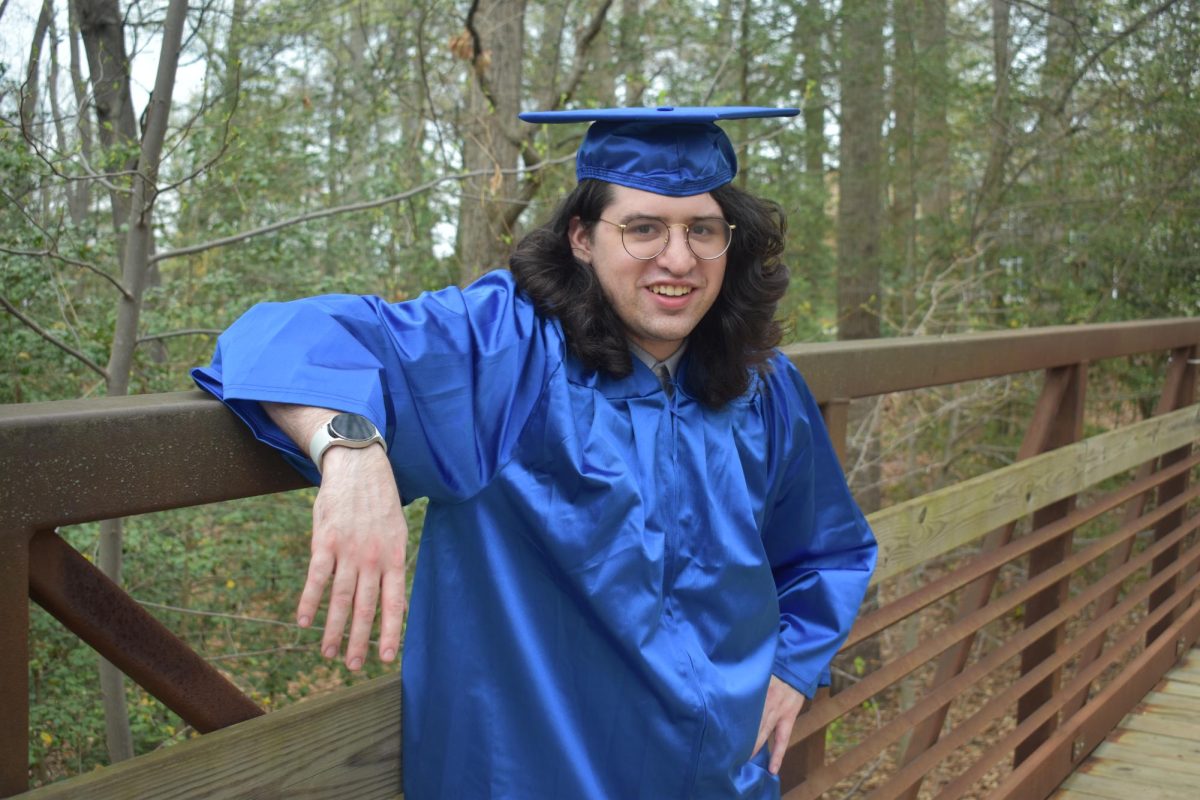 Graduating transfer studies student Izzy Martin is one of 1,690 students who will graduate this spring. Graduation is on May 22.