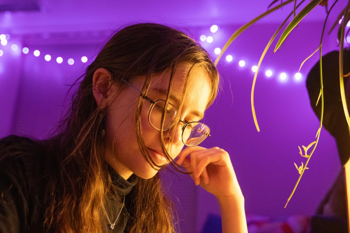 AACC graduates say money is the best gift to receive for graduation. Shown, former dual-enrollment student Zoe Brunton in her dorm room at the University of Maryland.