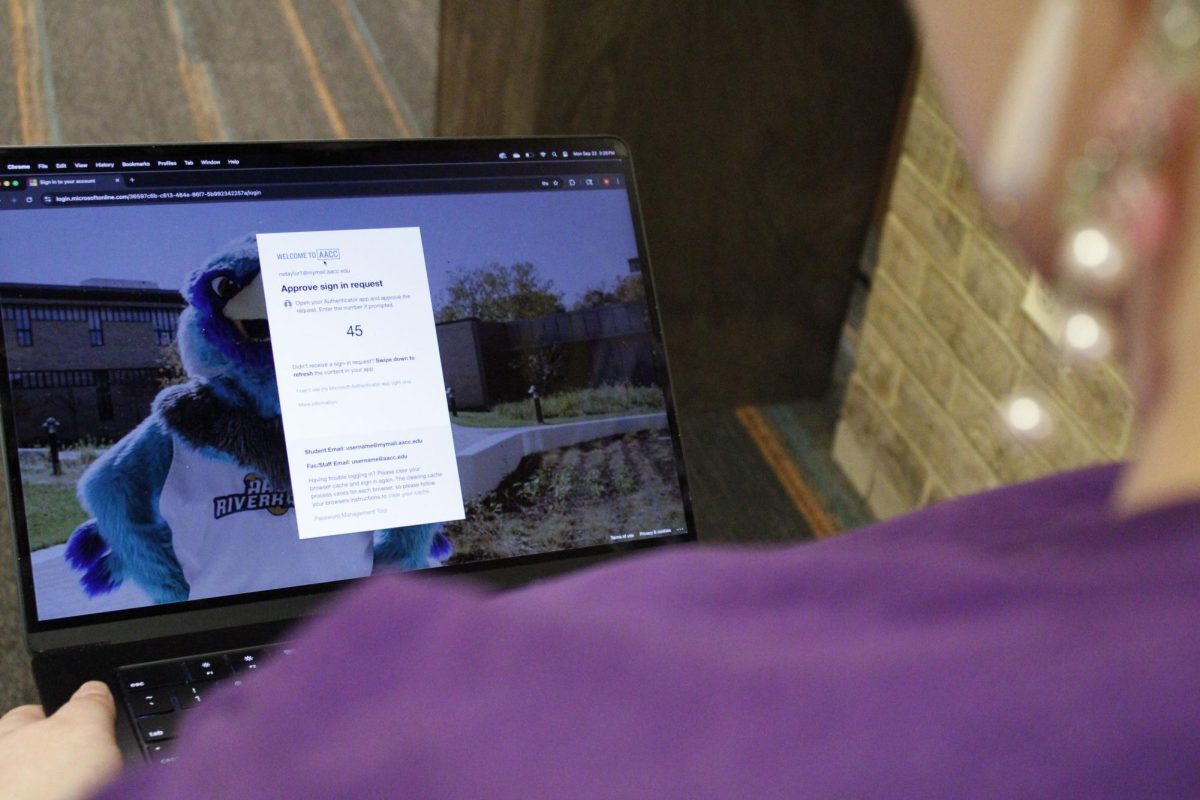 AACC requires new students to use a two-factor system to verify their identities on college platforms.
