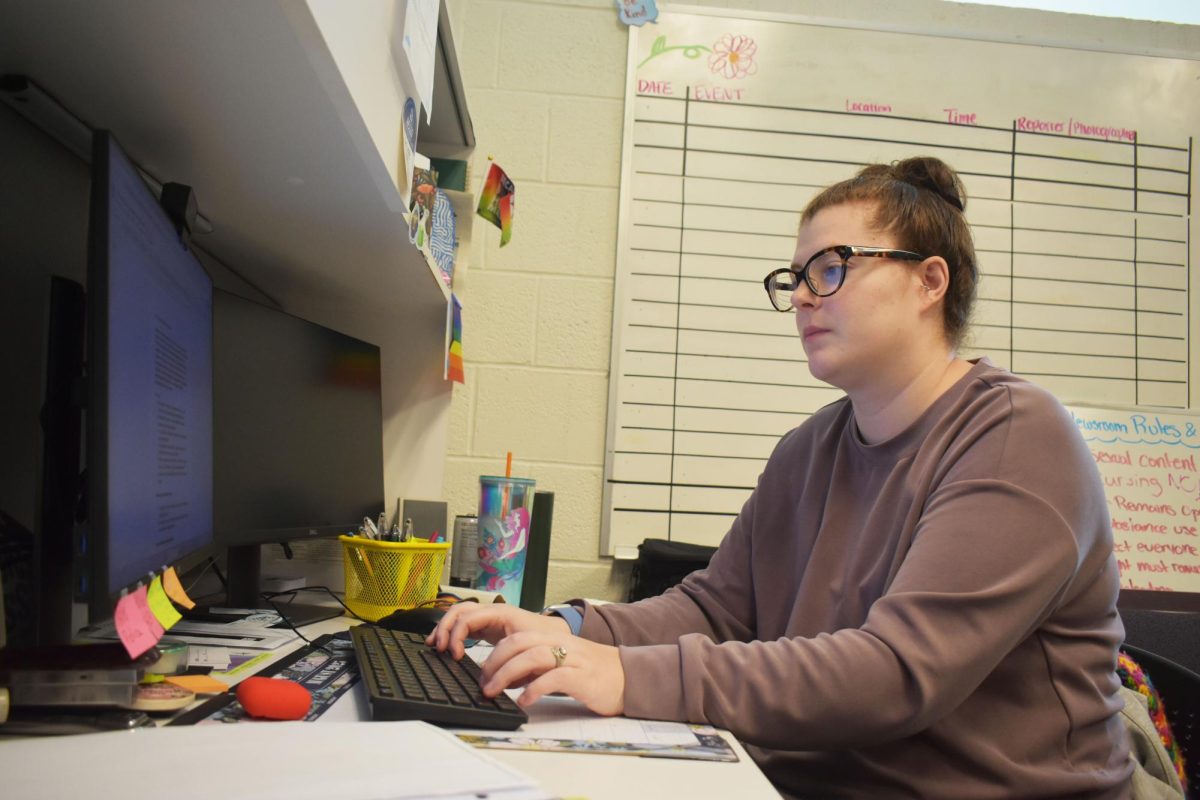 Amanda Lewis, Campus Current's new editor-in-chief, says the student journalists on the newspaper's staff bring a wide variety of skills to the newsroom.