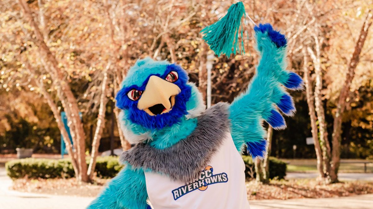 AACC mascot Swoop celebrates a big birthday this year.
