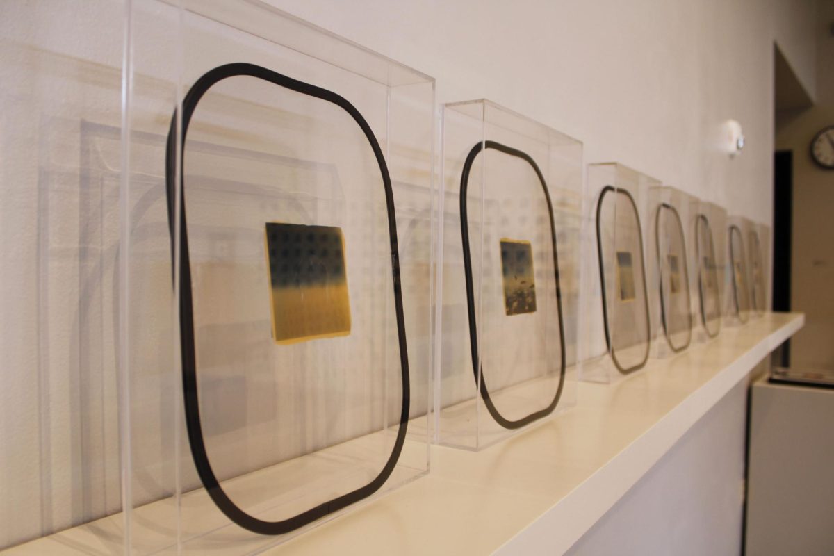 The Cade Fine Arts Gallery shows "Sueño Americano," a series of pictures that use American cheese as a medium, until Oct 13.