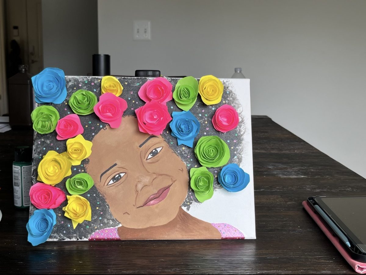 A portrait of student Zion Banks as a young child. 